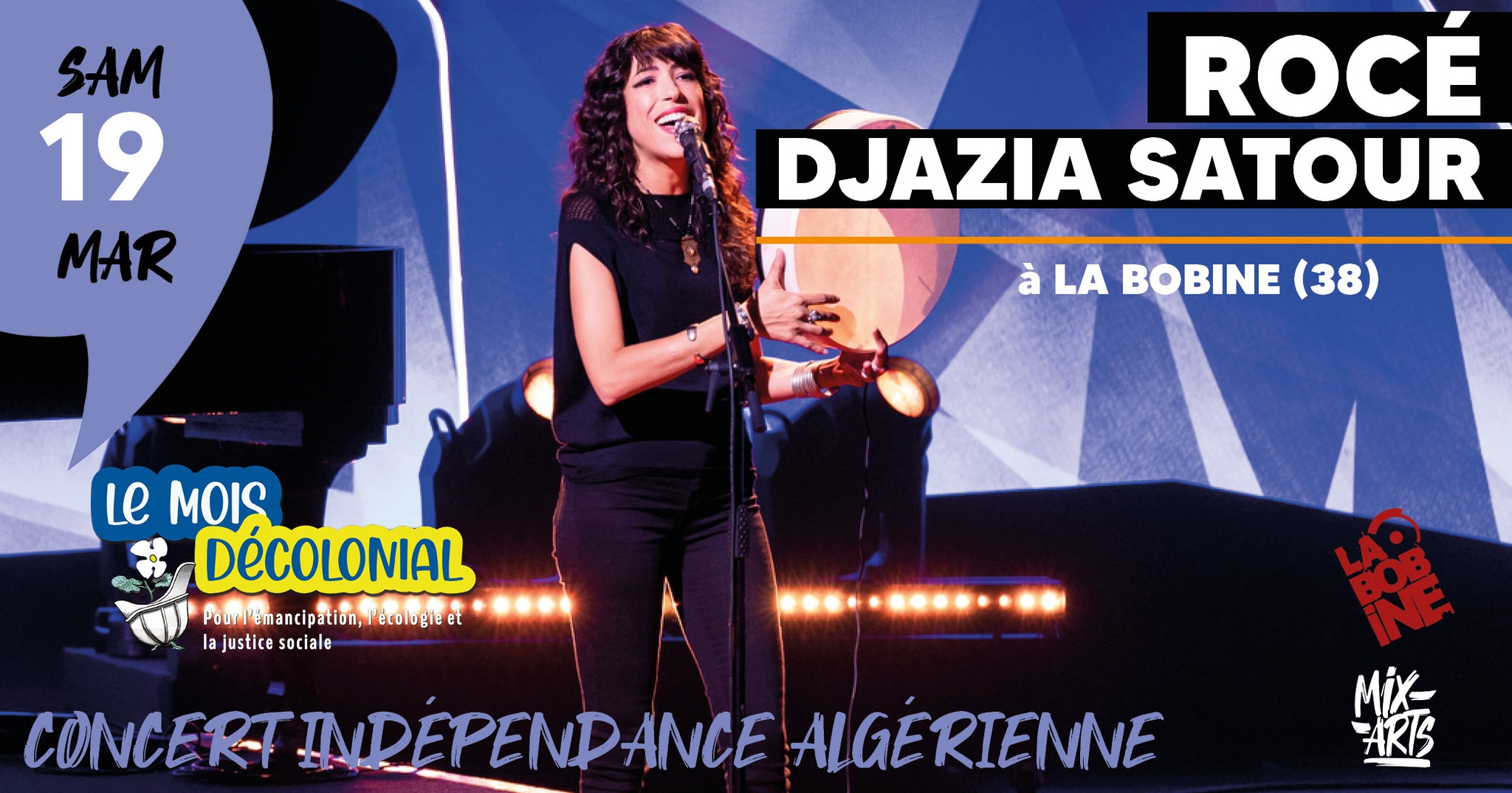 CONCERT • Indépendance Algérienne : Rocé + Djazia Satour