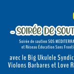 SOIRÉE DE SOUTIEN • CONCERT • Big Ukulele Syndicate + Violons Barbares + Love Reaction
